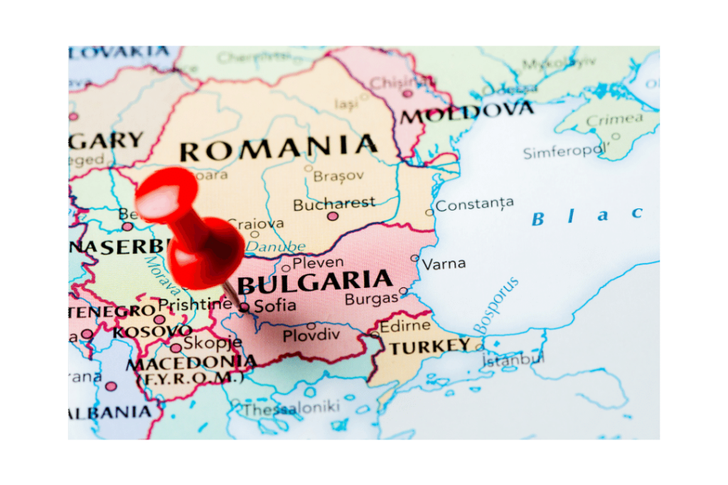 Bulgarije is het daar Veilig ? Bulgaria Map
