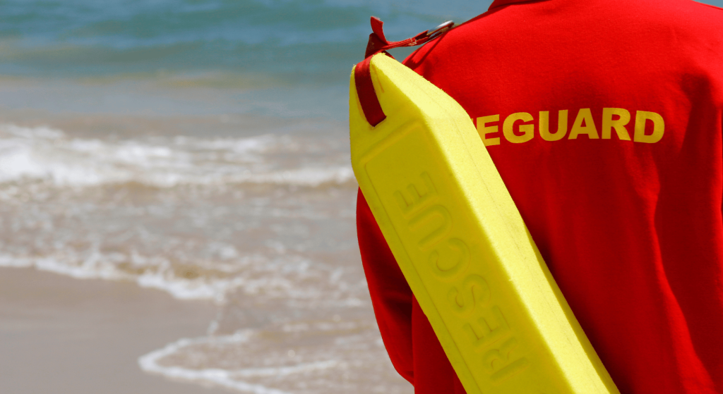 lifeguard sunny beach